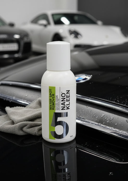 NanoKleen 5.2 - Patented Hard Water Stain Remover for Automotive Paint, Chrome and Fiber (50ml Trial Pack)